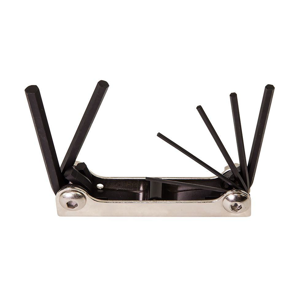 Klein Tools 70582 | Folding Hex Key Set, 7-Key, Metric Sizes