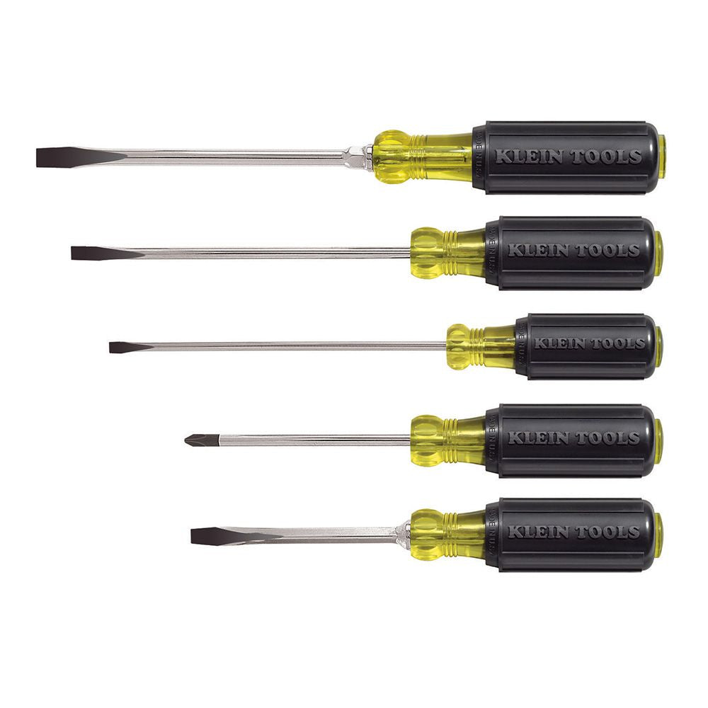 Klein Tools 85075 | Screwdriver Set, Slotted and Phillips, 5-Piece