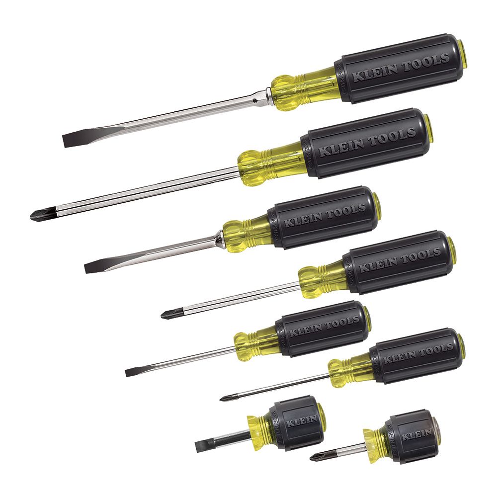 Klein Tools 85078 | Screwdriver Set, Multi-Application, 8-Piece