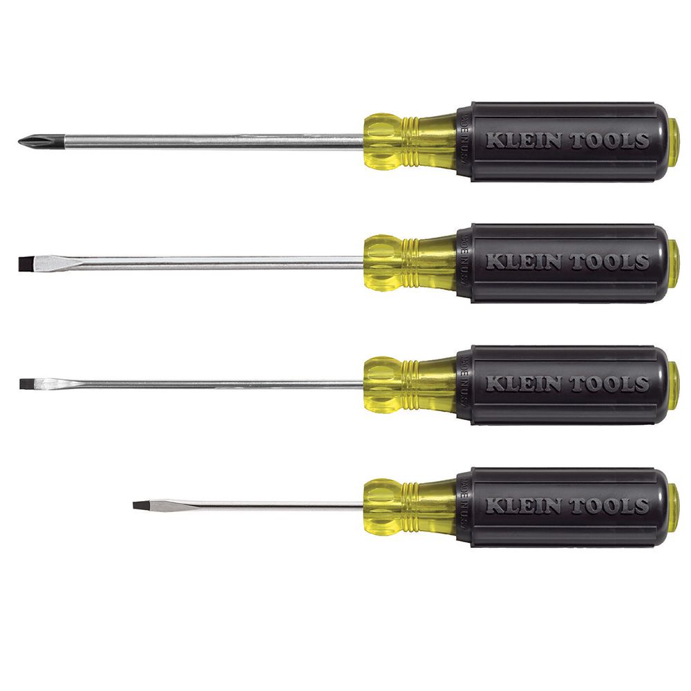 Klein Tools 85484 | Screwdriver Set, Mini Slotted and Phillips, 4-Piece