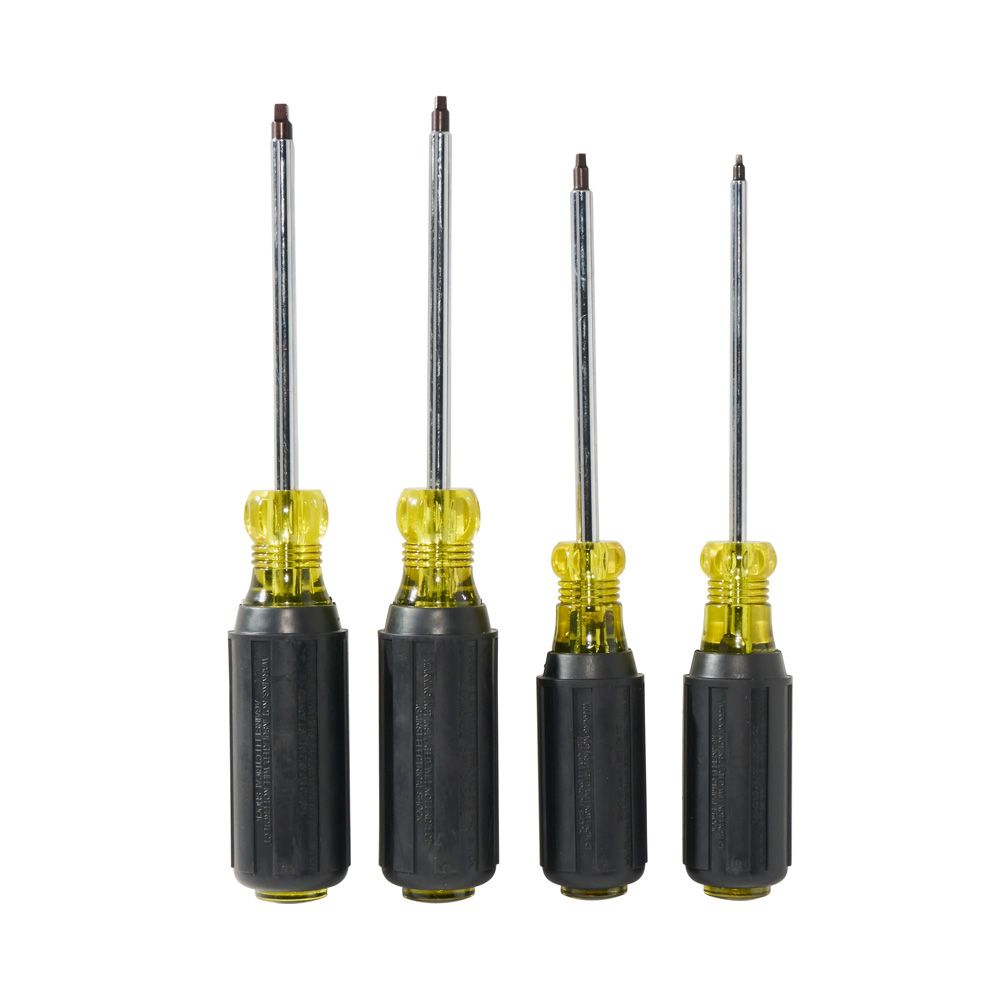 Klein Tools 85664 | Screwdriver Set, Square Recess, 4-Piece