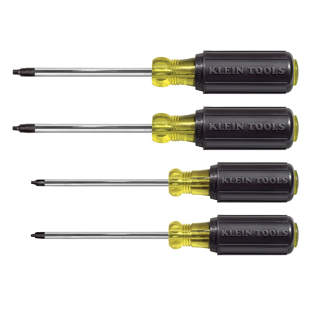 Klein Tools 85664 | Screwdriver Set, Square Recess, 4-Piece