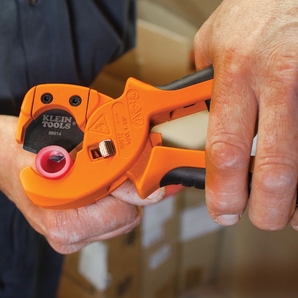 Klein Tools 88912 | PVC and Multilayer Tubing Cutter