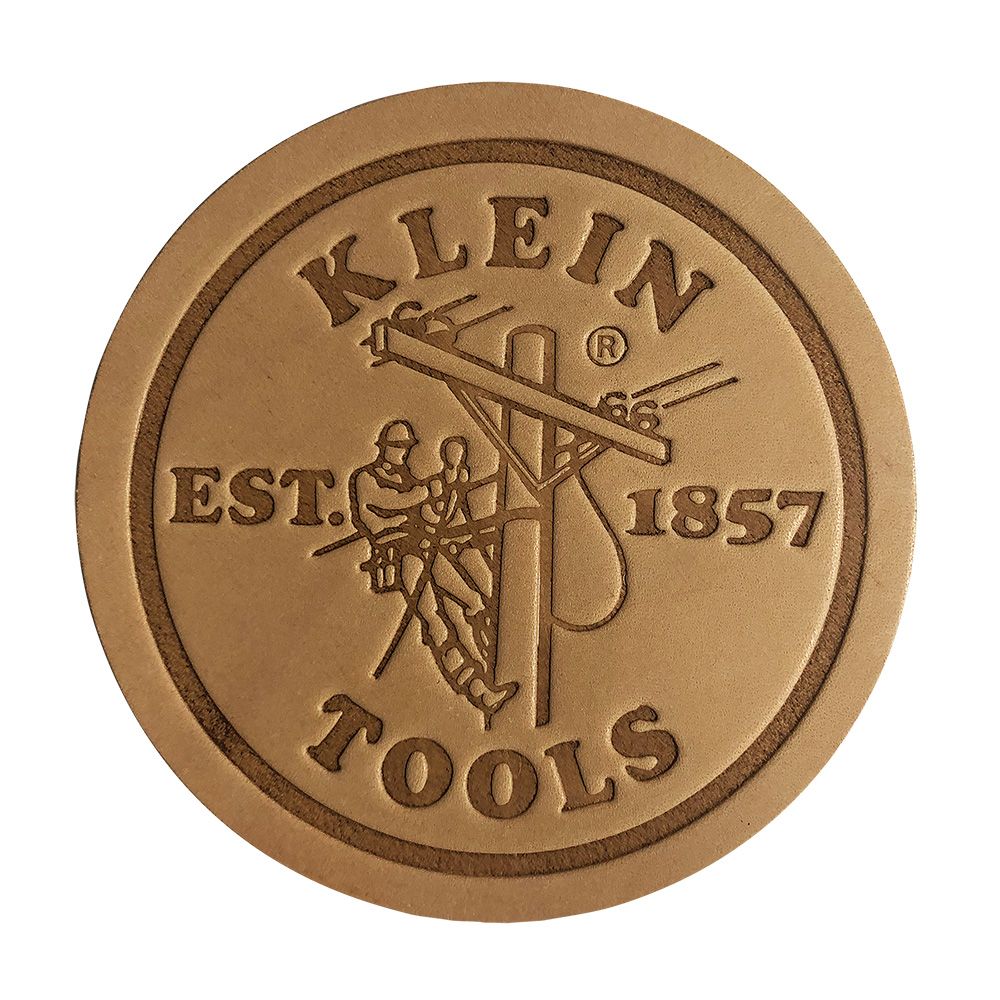 Klein Tools 98028 | Klein Tools Leather Coasters, Pack 6