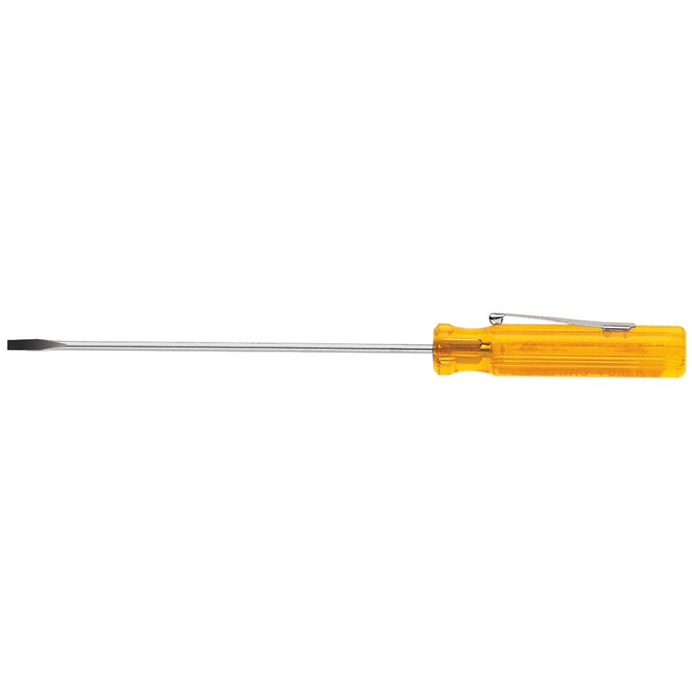 Klein Tools A130-2 | 1/8-Inch Pocket Clip Screwdriver 2-Inch Shaft
