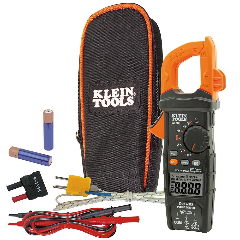 Klein Tools CL700 | Digital Clamp Meter, AC Auto-Ranging TRMS, Low Impedance (LoZ) Mode