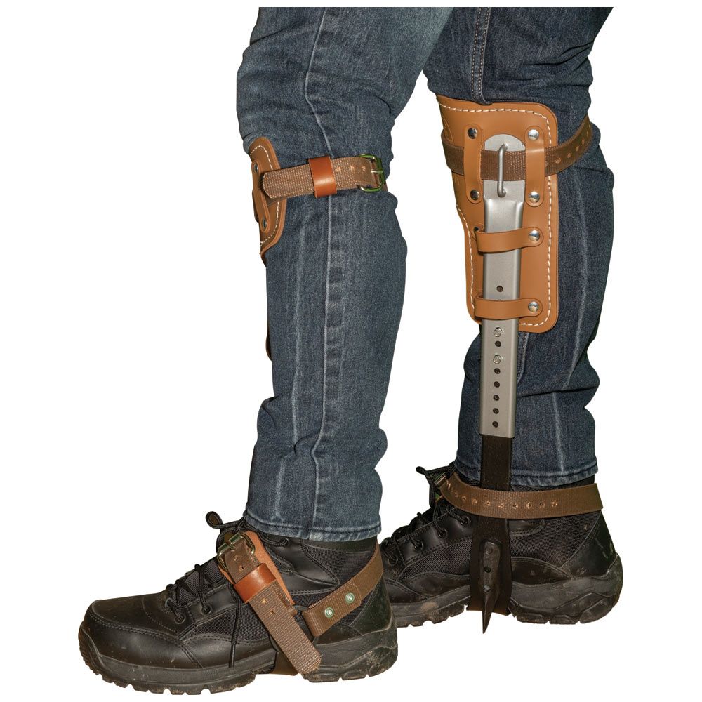 Klein Tools CN1972ARL | Pole Climber Set, Gaffs 17-Inch to 21-Inch
