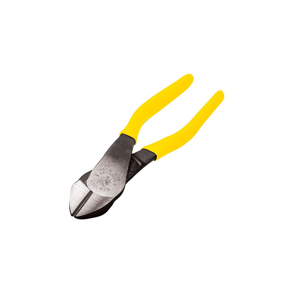 Klein Tools D2000-49 | Diagonal Cutting Pliers, Angled Head, 9-Inch