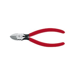 Klein Tools D202-6C | Diagonal Cutting Pliers, Tapered Nose, Spring-Loaded, 6-Inch