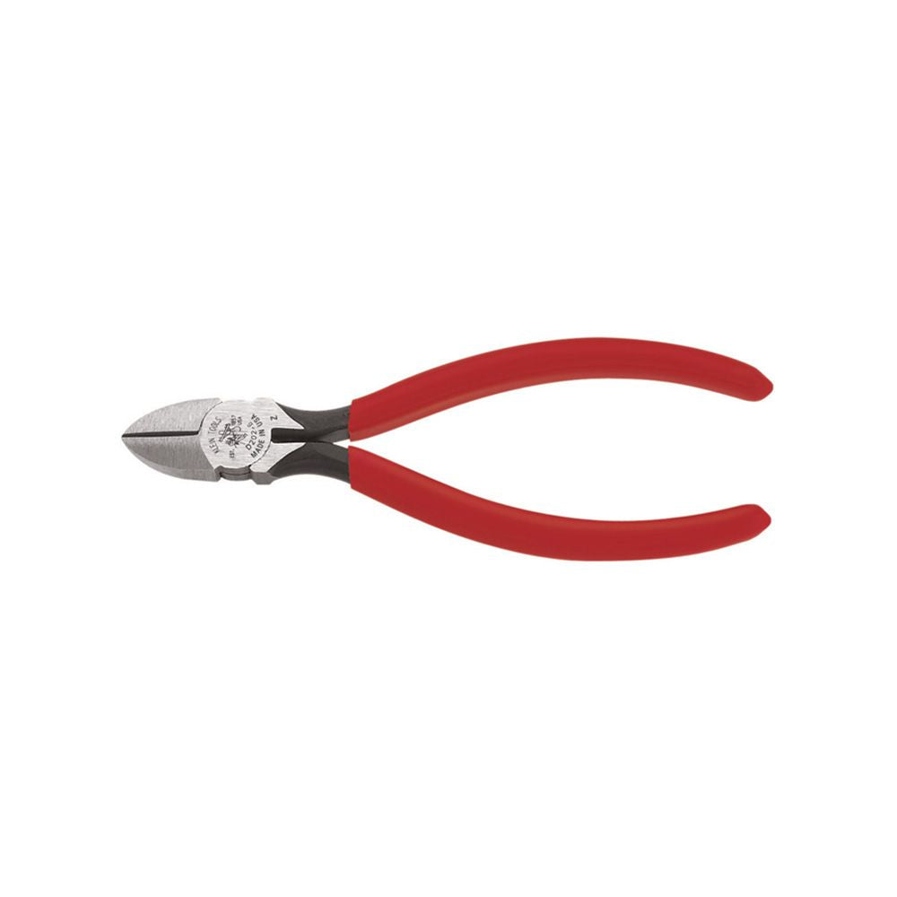 Klein Tools D202-6C | Diagonal Cutting Pliers, Tapered Nose, Spring-Loaded, 6-Inch