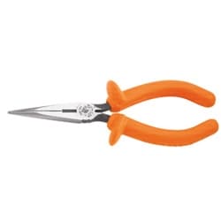 Klein Tools D203-7-INS | Pliers, Long Nose Side-Cutters, Insulated, 7-Inch