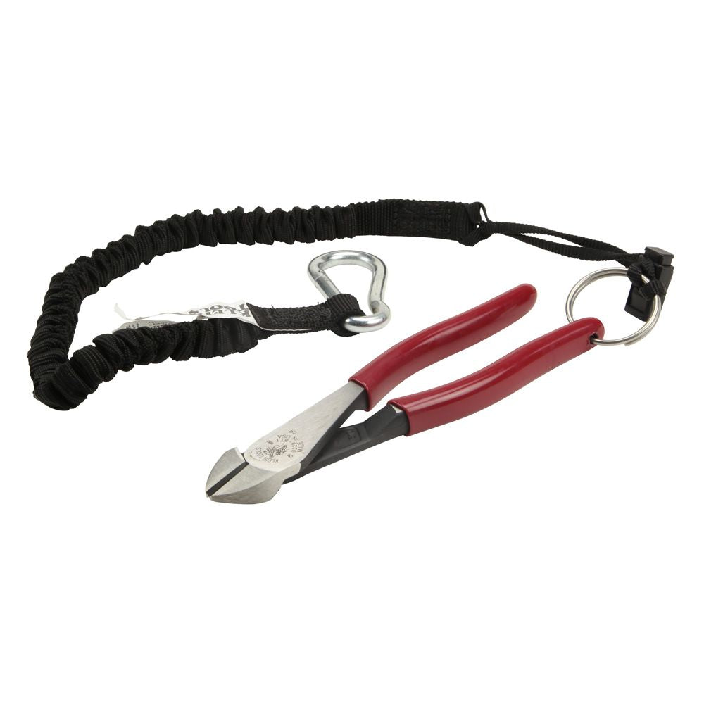 Klein Tools D228-8TT | Diagonal Cutting Pliers, High-Leverage, Tie Ring, 8-Inch