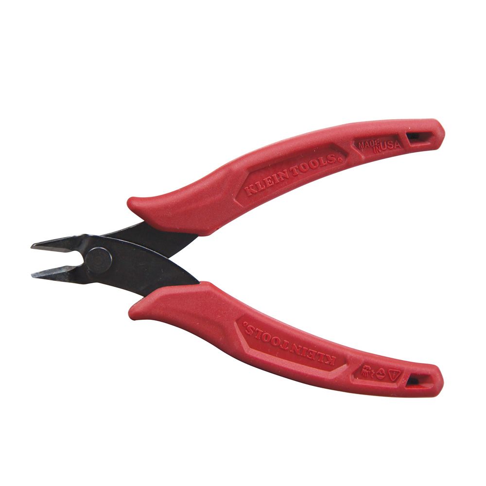 Klein Tools D275-5 | Diagonal Cutting Pliers, Flush Cutter, Lightweight, 5-Inch