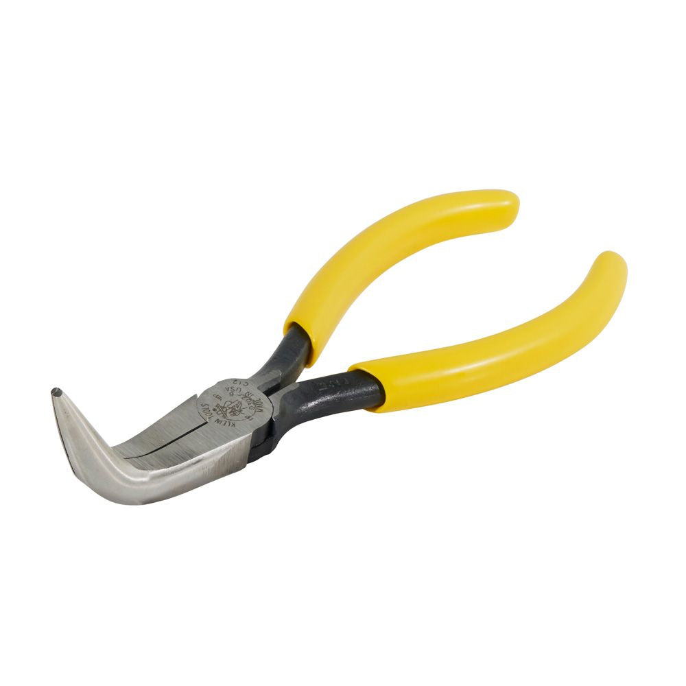 Klein Tools D302-6 | Pliers, Curved Needle Nose Pliers, 6-1/2-Inch