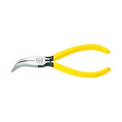 Klein Tools D302-6 | Pliers, Curved Needle Nose Pliers, 6-1/2-Inch