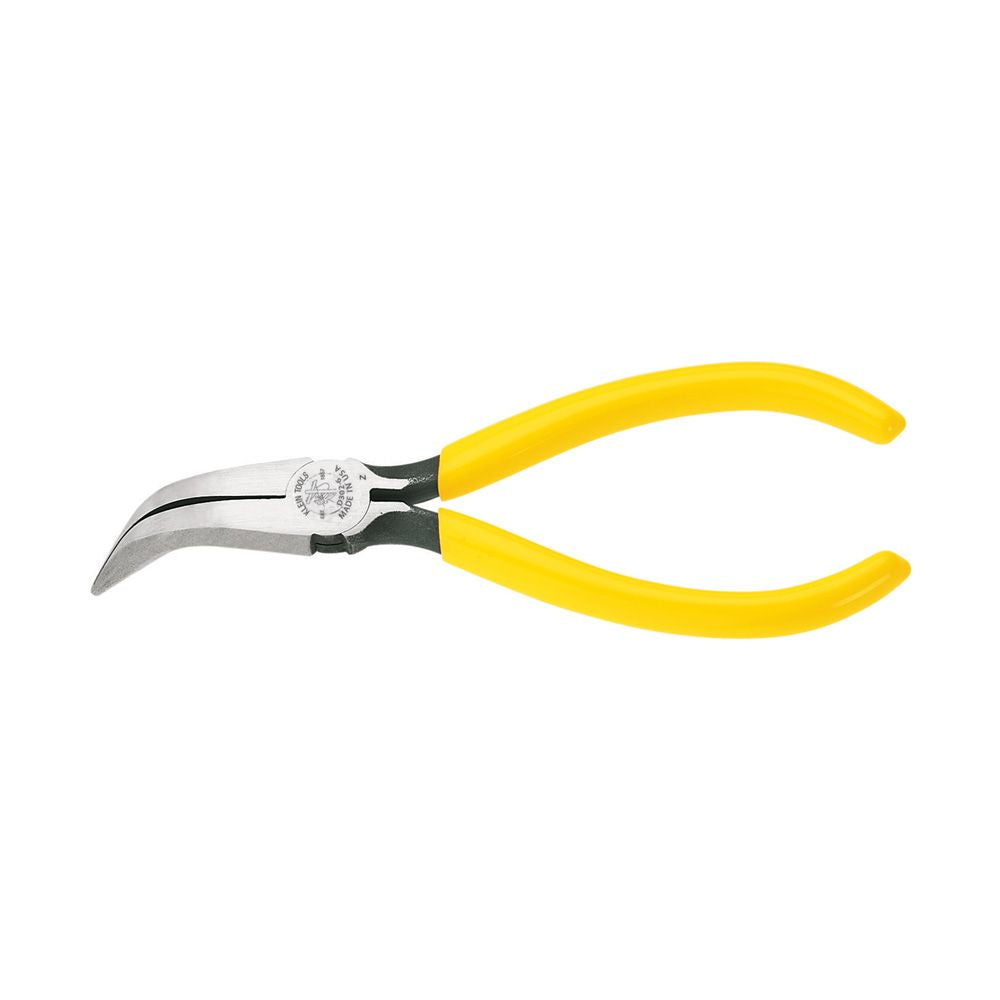 Klein Tools D302-6 | Pliers, Curved Needle Nose Pliers, 6-1/2-Inch