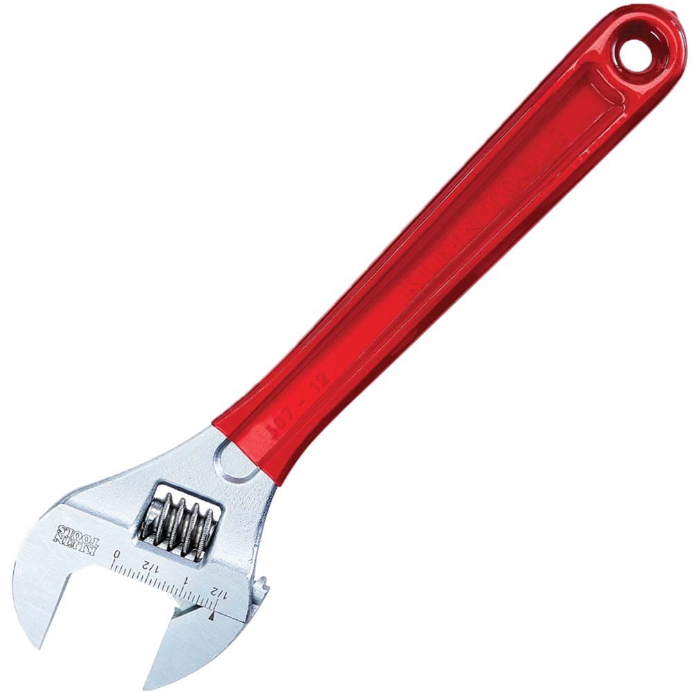 Klein Tools D507-12 | Adjustable Wrench Extra Capacity, 12-Inch