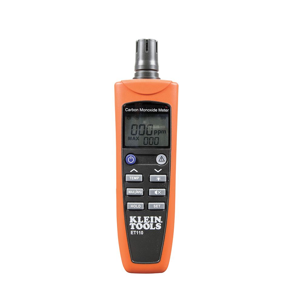 Klein Tools ET110 | Carbon Monoxide Detector with Carry Pouch and Batteries