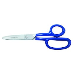 Klein Tools G718LRCB | HD Carpet Shear With Ring, Curved, Blunt, 9-Inch