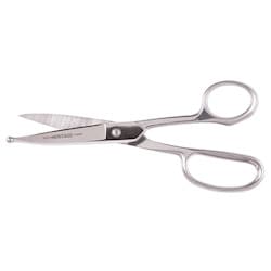 Klein Tools G758BP | Straight Stainless Trimmer with Ball Point, 8-Inch