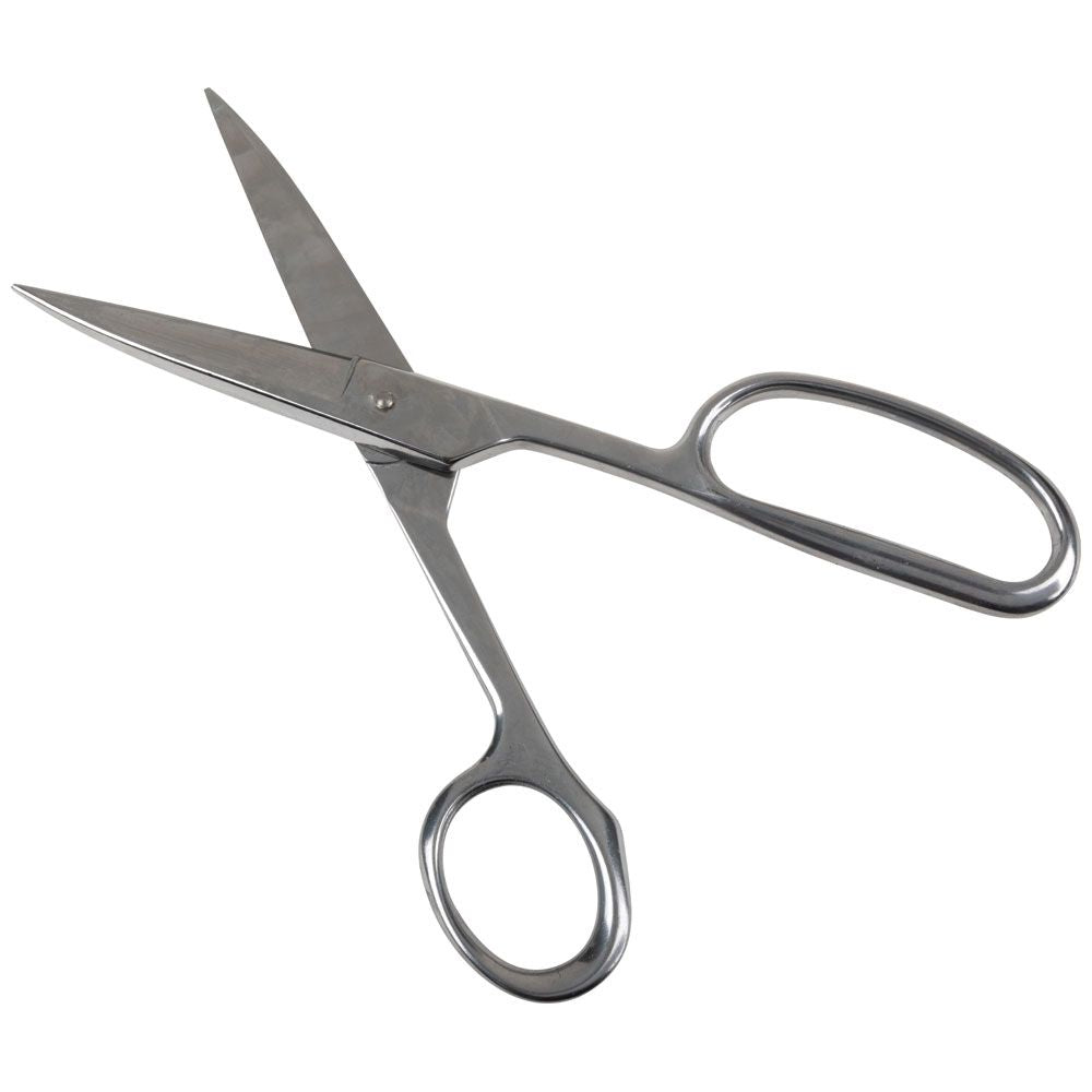 Klein Tools G758LR | Straight Stainless Trimmer with Large Ring, 9-Inch