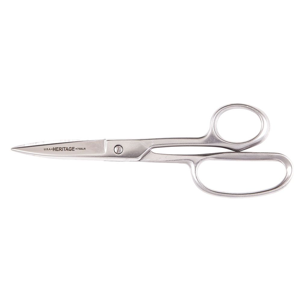 Klein Tools G758LR | Straight Stainless Trimmer with Large Ring, 9-Inch