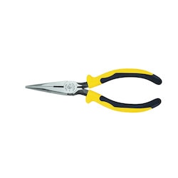 Klein Tools J203-6 | Pliers, Needle Nose Side-Cutters, 6-3/4-Inch