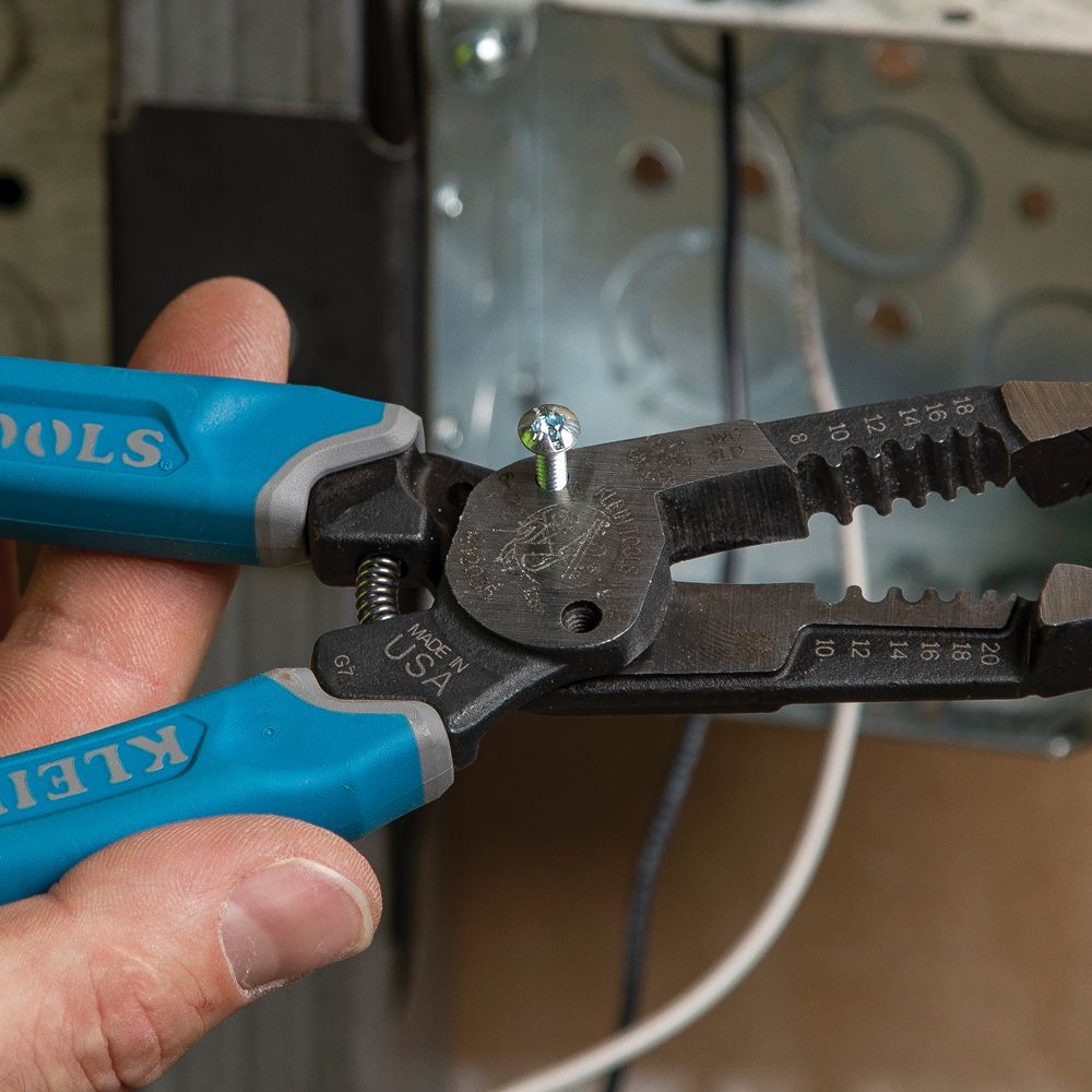 Klein Tools K12035 | Klein-Kurve Heavy-Duty Wire Stripper 8-20 AWG