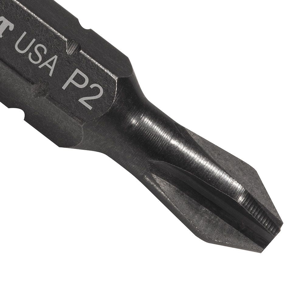 Klein Tools PH215 | 2 Phillips Insert Power Driver, 1-Inch 5-Pack