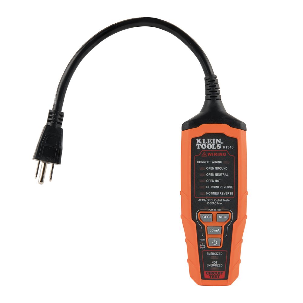 Klein Tools RT310 | AFCI /GFCI Outlet Tester
