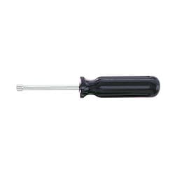 Klein Tools S6 | 3/16-Inch Nut Driver, 3-Inch Hollow Shaft, Plastic Handle