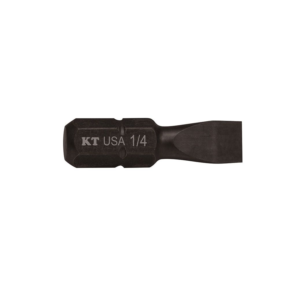 Klein Tools SL1415 | 1/4-Inch Slotted Power Drivers 1-Inch Bit 5-Pack
