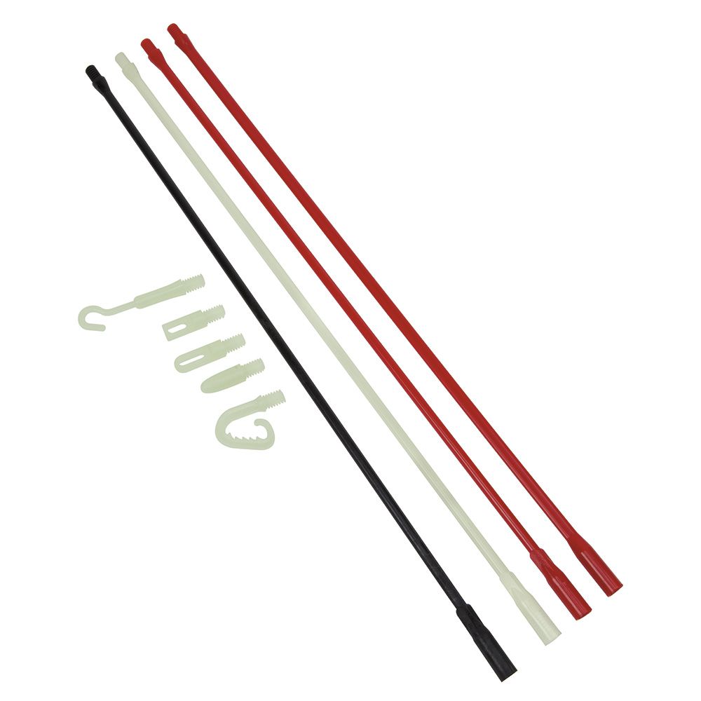 Klein Tools SRS56038 | Polymer Fish Rod Set Glow-in-The-Dark