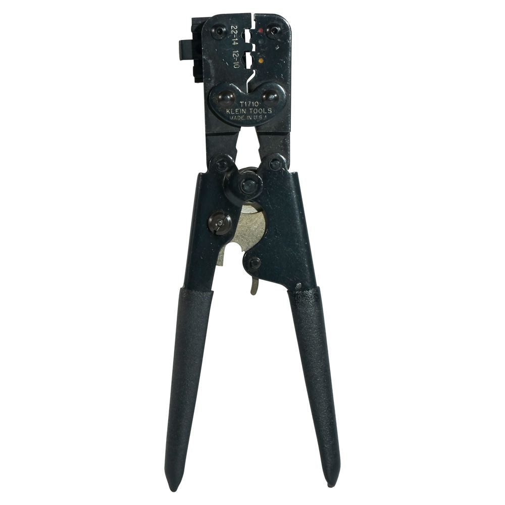 Klein Tools T1710 | Compound Action Ratcheting Crimper - Insulated Terminals