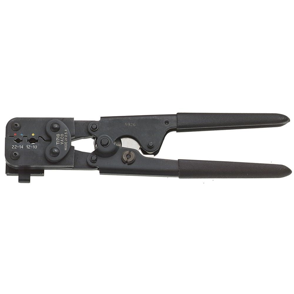 Klein Tools T1710 | Compound Action Ratcheting Crimper - Insulated Terminals