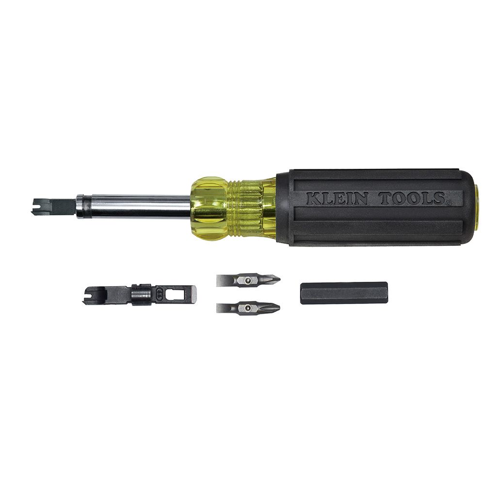 Klein Tools VDV001-081 | Punchdown Screwdriver Multi-Tool