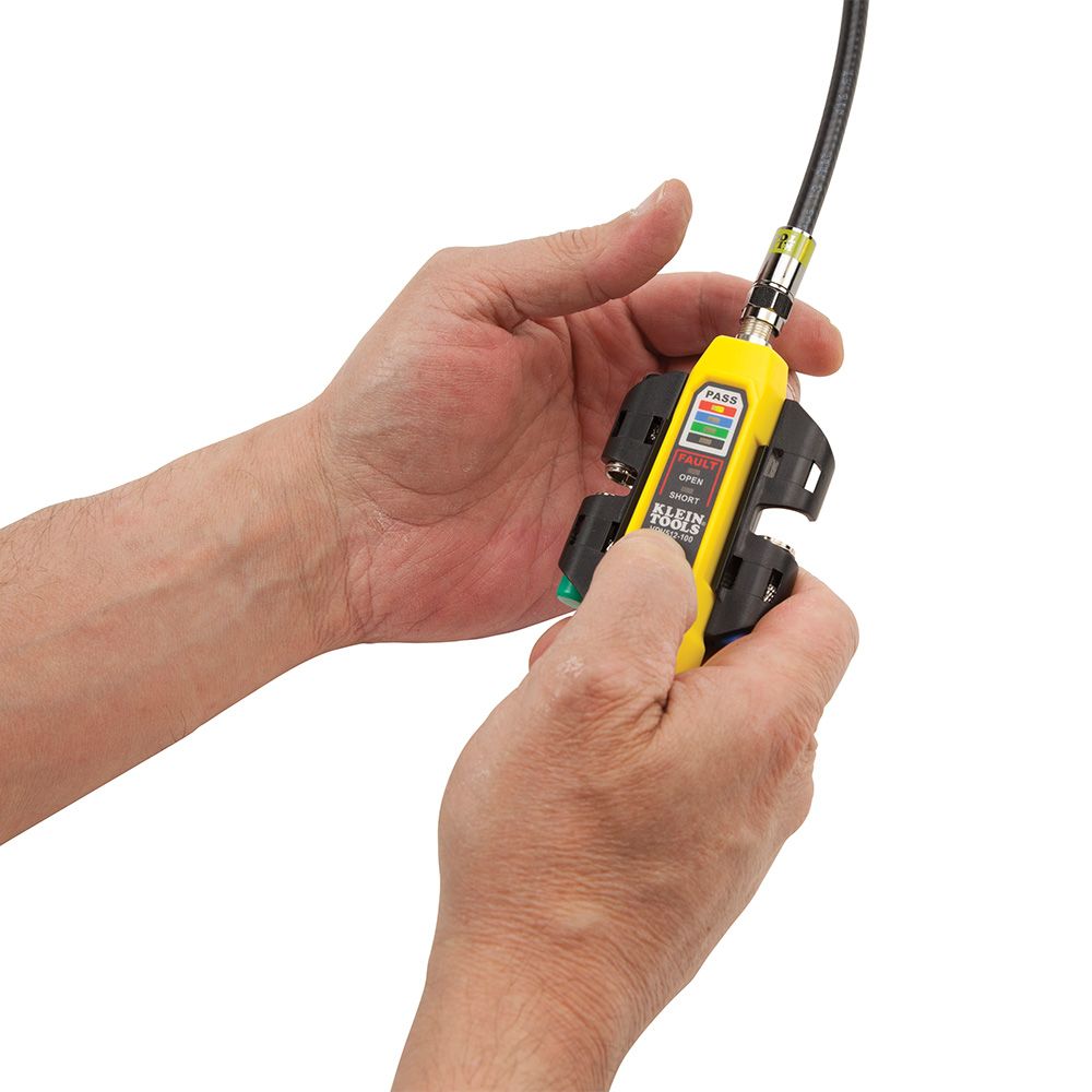 Klein Tools VDV512-101 | Cable Tester, Coax Explorer 2 Tester with Remote Kit