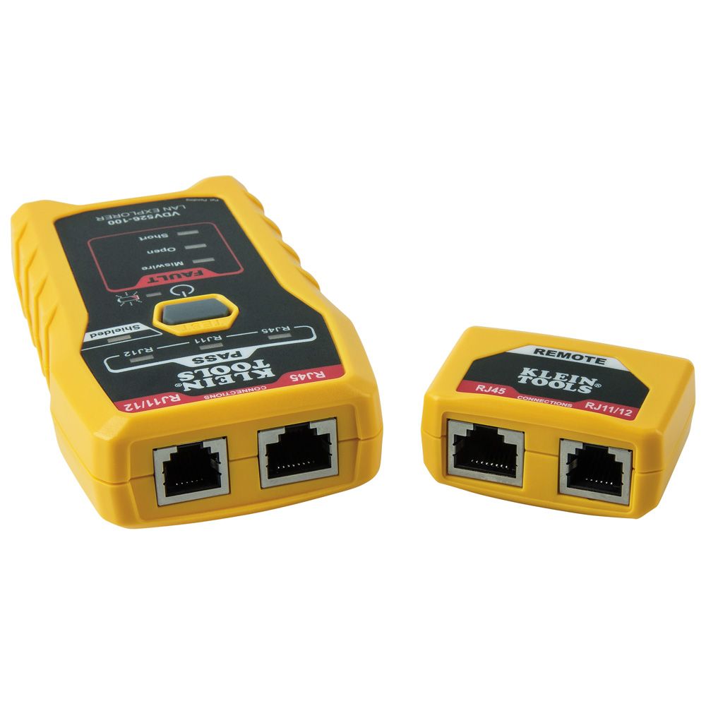 Klein Tools VDV526-100 | Network Cable Tester, LAN Explorer Data Cable Tester with Remote