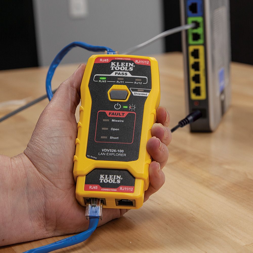 Klein Tools VDV526-100 | Network Cable Tester, LAN Explorer Data Cable Tester with Remote