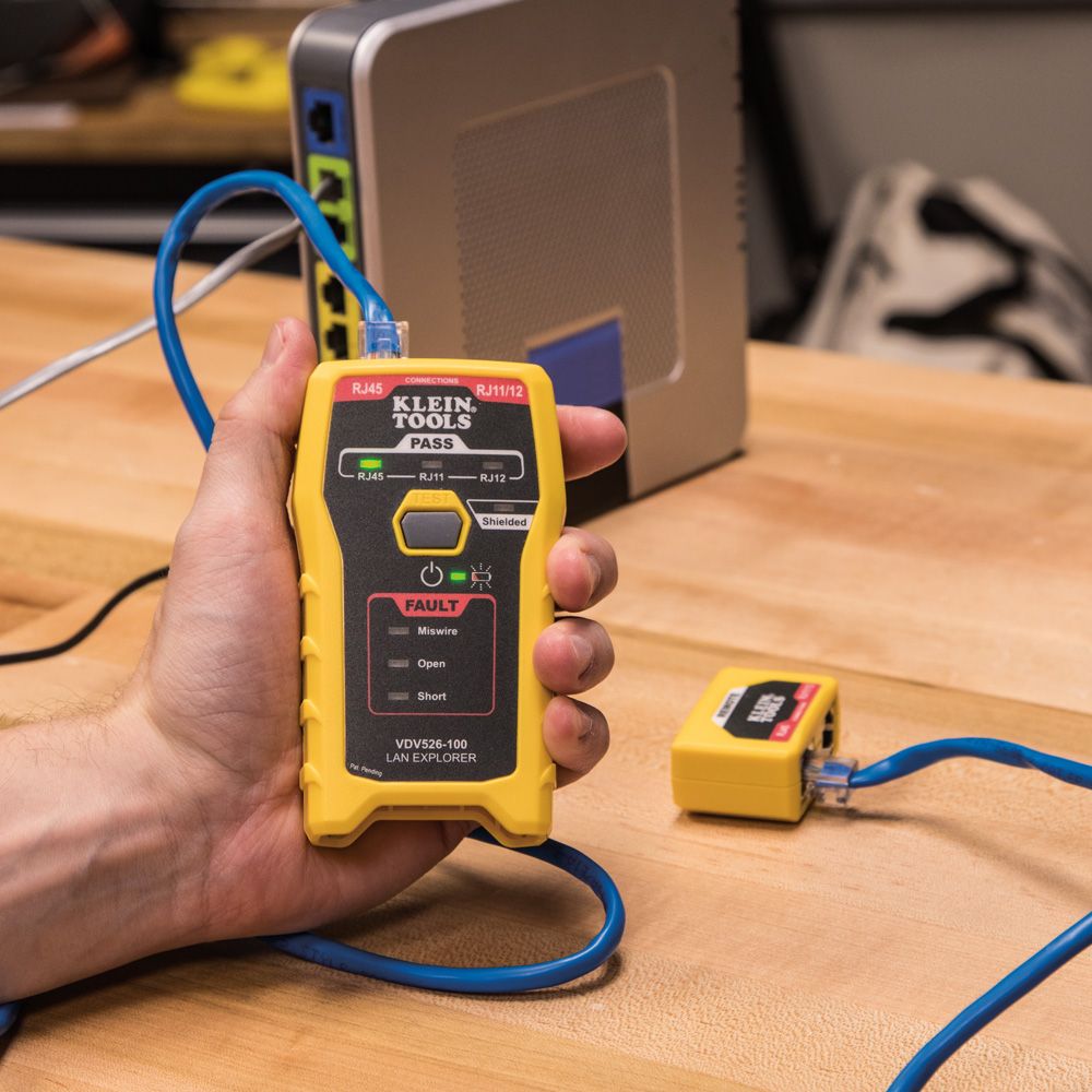 Klein Tools VDV526-100 | Network Cable Tester, LAN Explorer Data Cable Tester with Remote