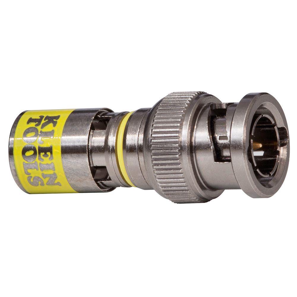 Klein Tools VDV813-613 | Universal BNC Compression Connectors RG6-R6Q 35-Pack