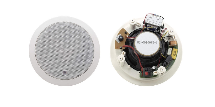 Kramer 60-000033 | Speaker, In-Ceiling Speakers, Passive, 8 , 70, 100V, White, 30W, Indoor