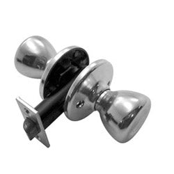 Kwikset 200T 3 SCAL SCS | Door Knob, Tylo, Square Corner Strike/Adjustable Latch, Polished Brass