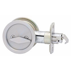 Kwikset 335 26D | Door Lock, Round Pocket, Satin Chrome, For Privacy