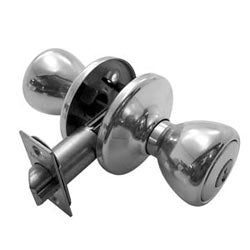 Kwikset 400T 3 NOL SCS | Door Knob, Tylo, Square Corner Strike, Polished Brass, Without Latch