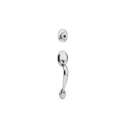 Kwikset 687DA 11P 6AL RCS LIP | Door Handleset, Dakota, 6-Way Adjustable Latch, Round Corner Strike, Single Cylinder, Venetian Bronze, Without Interior Pack
