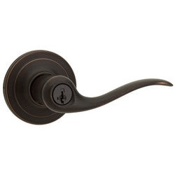Kwikset 740TNL 11P SMT 6AL RCAL RCS K4 | Door Lever, Tustin, Smartkey, Round Corner Strike/Adjustable Latch, 4 Keyed Alike, Venetian Bronze