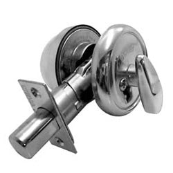 Kwikset 780 3 SCAL SCS | Door Deadbolt, Square Corner Strike/Adjustable Latch, Single Cylinder, Polished Brass