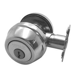 Kwikset 785 3 6AL STRKP K3 | Door Deadbolt, Square Corner Strike/Adjustable Latch, 3 Keyed Alike, Double Cylinder, Polished Brass