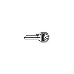 Kwikset 81208-001 | Door Lock Blank Key, K Bow, 6-Pin, Nickel Plated